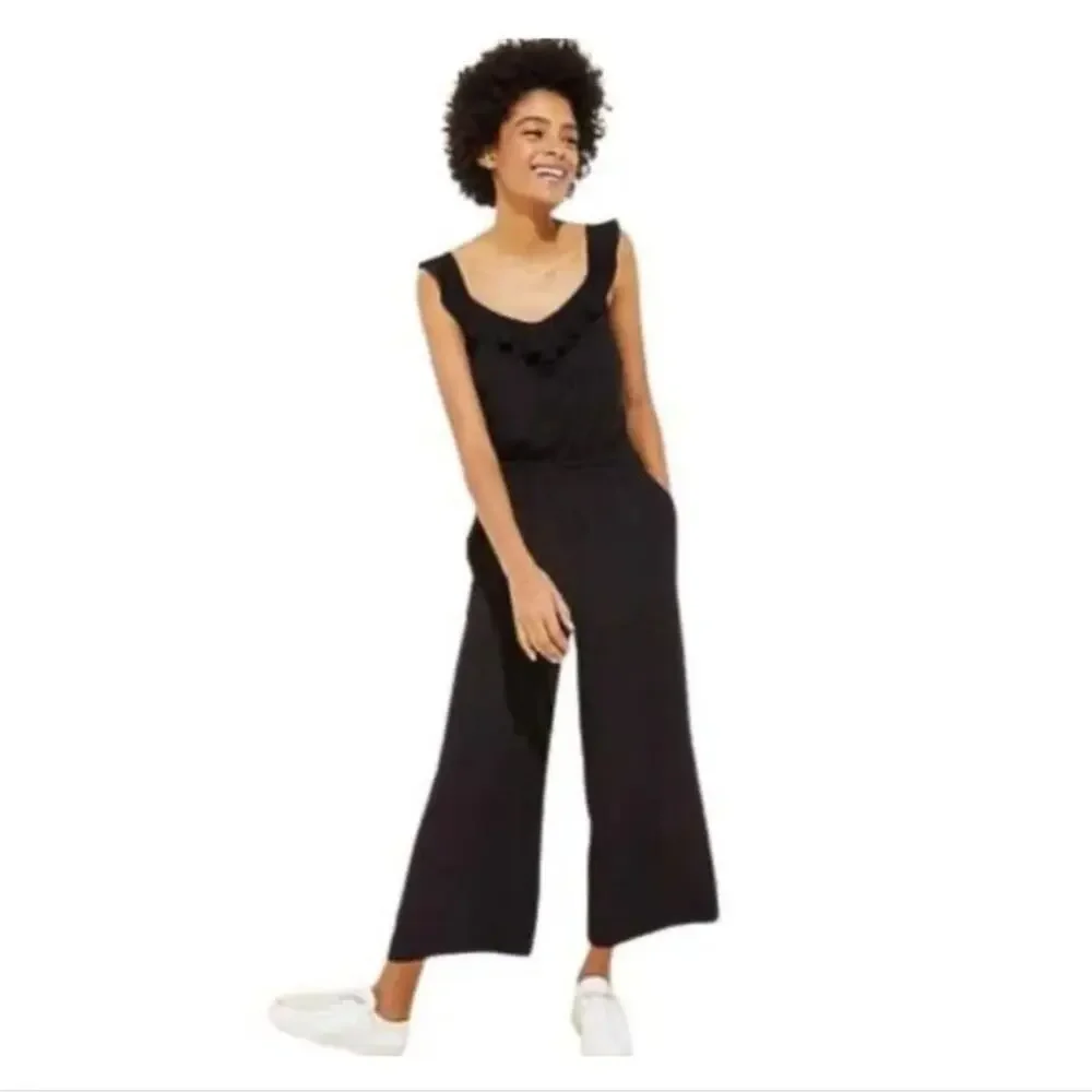 NWT Loft Ruffle Sleeves Jumpsuit Size - Picture 1 of 7